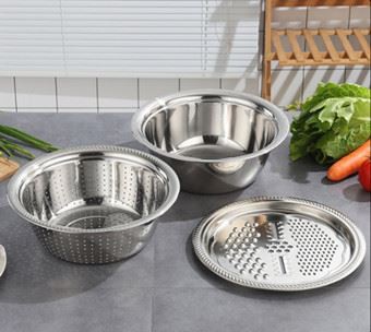 Cruach Dhosmálta 3pcs Bowl Colander Grater Set
